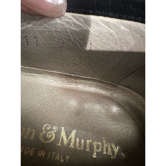 Johnston & Murphy Men's Black Leather Loafers Size 9.5 - Picture 4 of 9